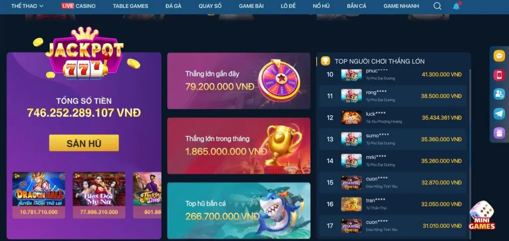 Bàn chơi Baccarat trực tiếp tại NH88 APK